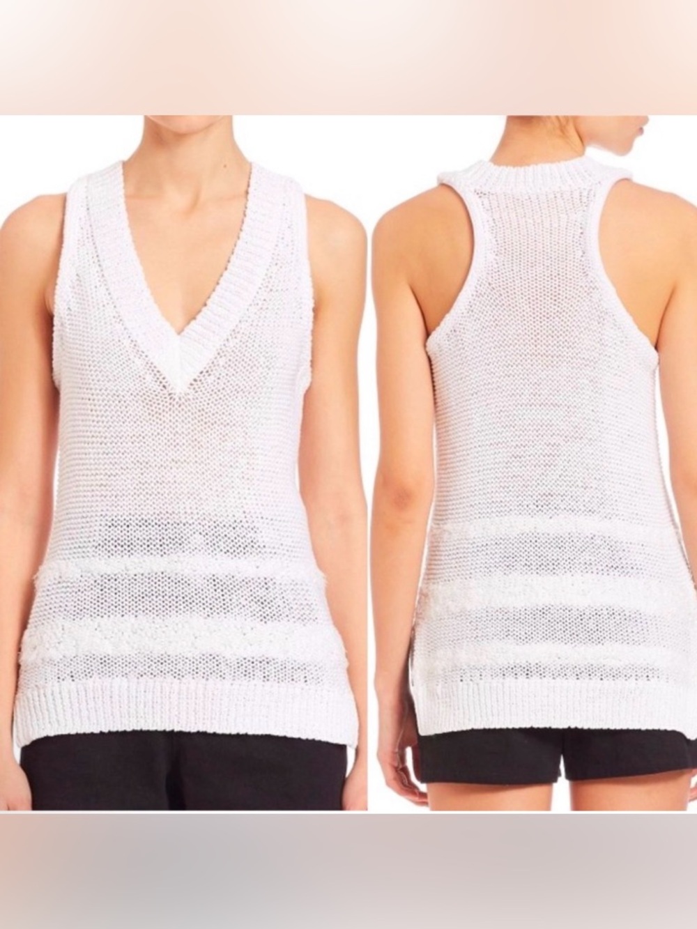 rag & bone Dina V-Neck Halter Tank